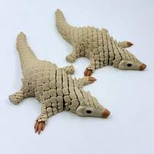 1 Peça Modelo de Pangolim Fofo Impresso em 3D, Enfeite de Figura Animal, Estátua de Animal de Plástico Realista, Adequado para Presentes de Festa, Perfeito para Casa, Cafeteria, Decoração de Mesa de Escritório, Presentes Ideais para Natal, Páscoa, Ação de Graças, Ano Novo e Outras Festas, Decoração de Casa - Multicolorido - Visão 6