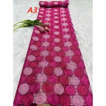 Luxury African Cord Lace Fabric 2026, High-Quality Nigerian Embroidery, Suitable For Wedding Dress Sewing