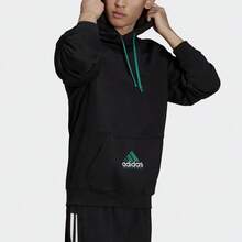 Adidas Embroidered Trefoil Logo Hoodie Black Hoodie Men - Multicolor - View 4