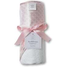 - Toalla con Capucha de Terciopelo de Rizo de algodón para bebés/niño, Absorbente con Ribete de satén, Absorbente con Ribete de satén, Mini círculos de Color Rosa Pastel,36984146 - Multicolor - Ver 1