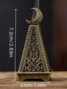 1 Chân đốt hương hình chùa dưới ánh trăng, làm bằng hợp kim, thiết kế cổ điển, thích hợp cho phòng thiền, phòng trà, phòng khách, lối vào, nhà vệ sinh. Món quà hoàn hảo cho lễ Phục sinh, Halloween, Giáng sinh, Lễ Tạ ơn. Chân đốt hương kiểu Trung Quốc, trang trí nhà cửa. - Nhiều màu - Xem 9