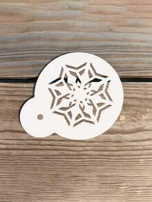 1 pieza Molde de hornear personalizado, Plantilla en forma de media luna y estrella personalizada, Patrones o texto personalizables, Reutilizable, Molde para decorar pasteles y tartas de Ramadán, Molde para cacao en polvo y azúcar glass, Apto para postres de Iftar, Repostería de Oriente Medio e ideas de regalo con ambiente festivo - Colores personalizados - Ver 9