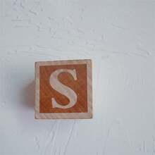 26 piezas de bloques de alfabeto de madera, decoración de madera estilo nórdico, accesorios para el hogar, accesorios de fotografía - Multicolor - Ver 18