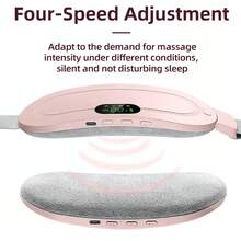 Portable Automatic Heating Pad ForMenstrual Cramps Relief, Adjustable Belt Belly Heatpad Wrap With Massage & Heat Therapy,CordlessComfort For Daily Use, Ldeal Gift Heavy Duty Weightlifting Wrist Straps Waist Trimmer Trainer Belt BackSupport Women's - 粉色 - 查看 2