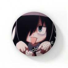 58mm 新款趣味动漫《丧女》黑木智子后室徽章胸针，动漫抱枕胸针，包包配饰装饰，朋友礼物，圣诞风格 - 58 mm - 查看 43