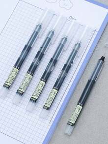 1pc Ultra Fine Gel Pen With Black Ink Refill, Suitable For School, Office, Exams, Stationery, Back To School, Also Great As Valentine's Day, Party, Birthday Gift, Office Use - Multicolor - View 6