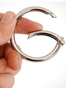 5 chiếc móc khóa tròn, móc cài carabiner, thích hợp cho chìa khóa, khóa cài, túi xách, ví - Móc khóa thay thế, đồ thủ công DIY, quà tặng, đồ lưu niệm, phụ kiện xe hơi, phong cách Gothic Y2K dễ thương - Nhiều màu - Xem 5