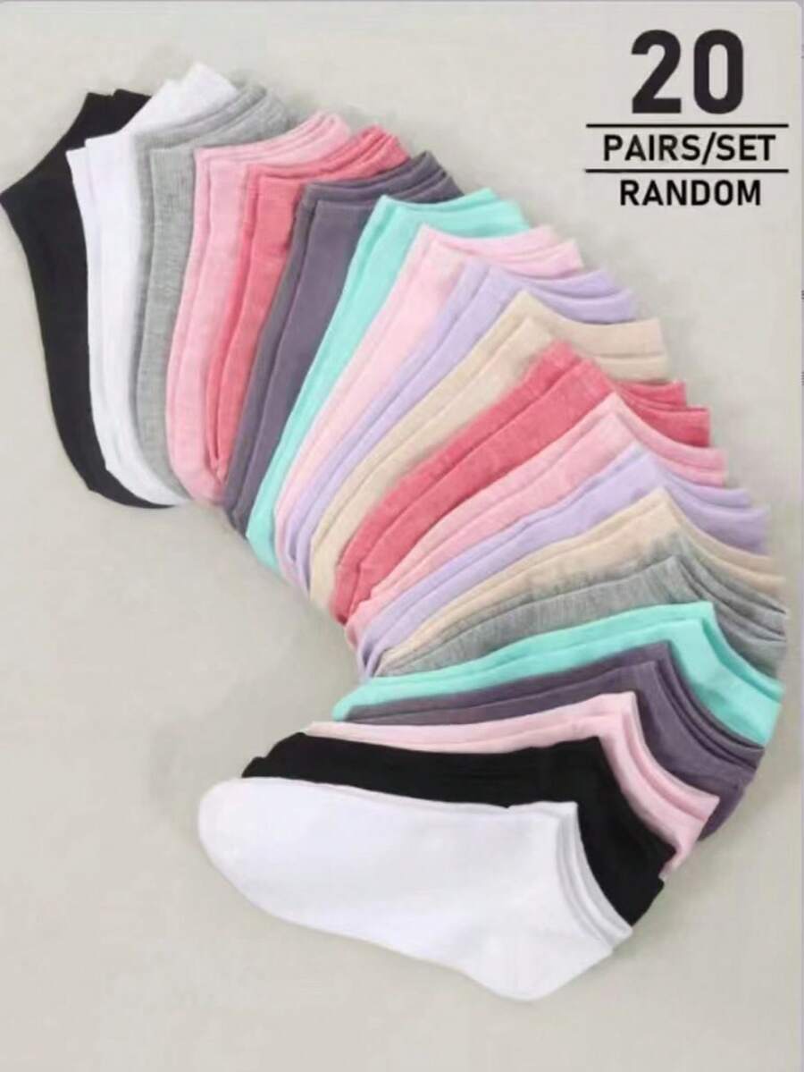 10/20 Paar Damen bunte Knöchelsocken, dünne flache Socken, geeignet für Sport, Laufen, Wandern, weich & bequem atmungsaktiv, Rückkehr zur Schule, Halloween und Weihnachtsgeschenke