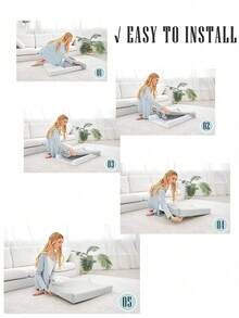 1pc Baby Changing Pad Cover (Cover Only, No Pad Included), Soft Dotted Removable & Washable Changing Table Pad Cover, Newborn Diaper Station Replacement Cover - Multicolor - View 7