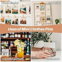 Mini Wooden Clothespins, Small Wooden Clothespins, Clothespins, Handmade DIY Project Clothespins