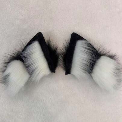 Orejas Eléctricas Súper Lindas: Modos Automáticos y Sensibles al Tacto Orejas de Gato y Zorro para Cosplay - Orejas Recargables USB con Modo Sensible al Tacto, Material de Felpa Suave, Adecuadas para Accesorios de Cosplay de Halloween, Navidad, Día de San Valentín, Accesorios de Disfraz, Máscaras Fest