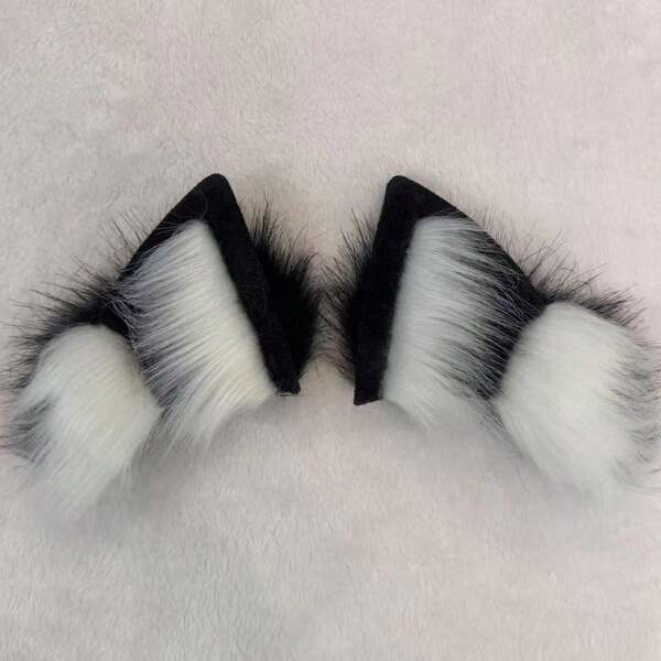 Orejas Eléctricas Súper Lindas: Modos Automáticos y Sensibles al Tacto Orejas de Gato y Zorro para Cosplay - Orejas Recargables USB con Modo Sensible al Tacto, Material de Felpa Suave, Adecuadas para Accesorios de Cosplay de Halloween, Navidad, Día de San Valentín, Accesorios de Disfraz, Máscaras Fest