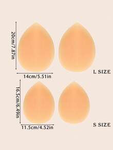 2pcs Reusable Silicone Butt Lifter Pads For Women, Enhances Buttocks Curves, Supports Buttocks For A Fuller Look, Suitable For All Body Types - Multicolor - View 4