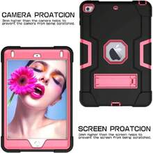 Funda para iPad Mini 4 para iPad Mini 5 Funda para iPad Mini Retina de 7,9 pulgadas, Funda protectora resistente a prueba de golpes, delgada y resistente con soporte incorporado para iPad Mini 4/5- negro rosa rojo,36999911 - Naranja - Ver 2