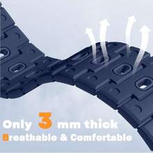 Bandletic - Silicone Magnetic Bands Compatible With ,37006849 - Navy Blue - View 2