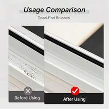 1 件装多色二合一窗槽及边角清洁器,配有可拆卸刷头 - 重型塑料踢脚线清洁器,适用于室内外,符合人体工程学的手柄设计,方便清洁窗台和玻璃轨道 - 彩色 - 查看 9