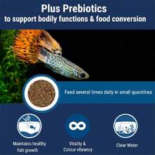 Alimento min Flakes para Peces con 200 Gramos,36979508 - Amarillo Mostaza - Ver 5
