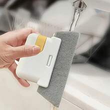 1pc Window Groove Cleaning Brush, Window Track Crevice Cleaner, Random Color - Grey - View 10