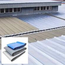 1pc (3.93* 78.7 Inches) Large Industrial Waterproof Roof Tape - Blue/Silver/Gray/Metal Roof Waterproof Material, Used For Metal Surfaces, Iron Plates And Roofs - Preventing Water Leakage, Metal Roof Protection, Flexible Materials - one-size - View 11