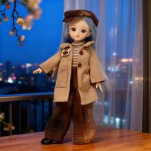 12英寸（30厘米）乙烯基娃娃，洛丽塔风格可换装可爱娃娃套装，冬季款 - 彩色 - 查看 5
