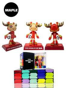 2026FIFA WorldCup Mascots, Figurines, Dolls, Collectible Toys, Statues - Official Licensed Genuine Product CLUTCH/MAPLE/ZAYU - WC2026 - Hộp quà tặng - Xem 8