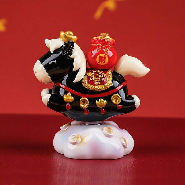 2026 New Bestselling Item - Cute Cartoon "Rolling Wealth" Feng Shui Decoration Statue, Office Desk Ornament, Symbolizing Good Fortune, Chinese New Year Gift For Colleagues, Boyfriends And Girlfriends (Pipes, Machinery, Office Desk Accessories)