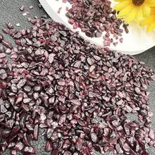 100g, Natural Small Particle Garnet Crystal Crushed Stone, Suitable For Home Decoration, Fish Tanks And Aquarium Rocks, Fountains, Office Decoration, Vase Filling And Plant Laying, Collection, Gift Giving, Etc - Burgundy - View 11