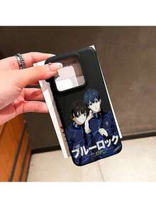 Funda de teléfono SamsungSamsung estilo anime de dos chicos en uniforme Blues Locks adecuada para Xiaomi Mi 15 Ultra, 14, 11T, Poco X7, X6, X3 NFC, M6, M4 Pro, 5G - Cubierta trasera suave mate con nuevo diseño lujoso, accesorio móvil, del dispositivo, impresión de dibujo animado, material duradero, textura suave, carcasa protectora, entusiastas de la tecnología - Blanco - Ver 2