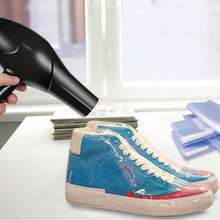 100pcs PVC Heat Shrink Bags - Clear Heat Shrink Film For Packaging, Sealing And Storage, Dust-Proof Plastic Bags, Suitable For Home, Office, Travel, Kitchen, Bathroom - Gift Wrapping, Organization And Household Items - White - View 2