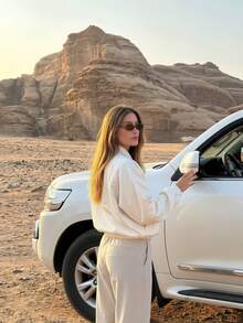 1pc Fashionable & Elegant Women's Floral Jacquard Zip-Up Bomber Jacket, Suitable For Casual Wear, Vacation, Holiday, Commute, Sports, All Season Spring/Autumn - White - View 10