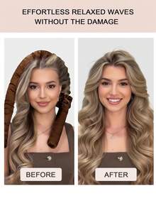 4pcs/Set Satin Heatless Curling Rods, Heatless Overnight Curling Wand Suitable For Long Hair, Heatless Curling Rods - Multicolor - View 7