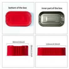 Hộp đựng đồ bằng kim loại hình lon thiếc có vòng kéo, ống tiết kiệm hình heo ngộ nghĩnh + hộp an toàn kín đáo để đựng trang sức, tiền bạc, thẻ, thuốc men, đồ dùng nhà bếp đa năng. - Nhiều màu - Xem 5