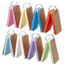 50 Study Flash Cards - Pink Note Cards With Binder Ring For Vocabulary - 粉色 - 查看 2