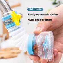 1/2/4pcs Faucet Shower Head Set, Portable Faucet Sink Hose Adapter, Handheld Shower Head, Suitable For Various Faucet Sizes, For Bathing, Pet Grooming, Vegetable Washing, Dog Shower, Beauty Products, Multi-Functional Faucet (Random Style Delivery) - Multicolor - View 2