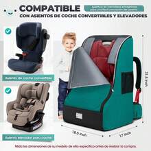 Baby Car Seat Accessories - 墨綠色 - 查看 2