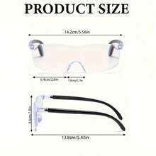 300% Magnification Handheld Magnifier - Frameless Design, Suitable For Reading, Crafts, Sewing And DIY, Ideal For Tailors And Hobbyists, Pocket-Sized High-Power Magnifier (No Power Required) - Multicolor - View 4