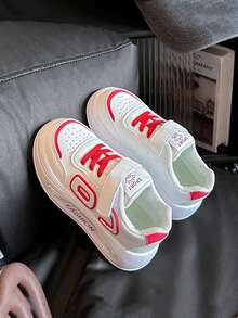 1双男女通用时尚休闲运动鞋，适合2-18岁人群，四季皆宜。 - 紅色 - 查看 4