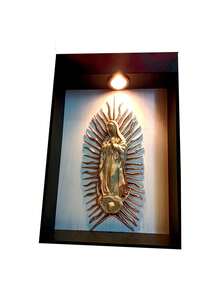 GEM°° CUADRO DE LA VIRGEN MARIA CON LUZ LED,36980718 - Multicolor - Ver 1