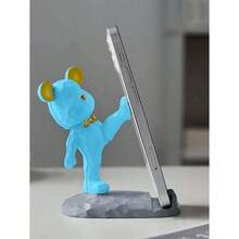 1pc Cute Bear-Shaped Phone & Tablet Stand | Desktop/Bedside Decor | Perfect For Birthday & Graduation Gifts - 彩色 - 查看 9