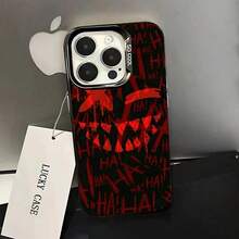 Funda de teléfono Crazy J-joker Smile Grotesque para 17,16,15,14,13,12,11,Pro,Max,Plus,E, anticaída, parachoques negro - z7 - Ver 2