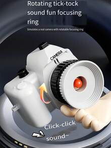 1pc Spy Mini Camera Stress Relief Toy, Camera Launcher Backpack Keychain One-Click Pendant Gift, Random Color Ejection Shell - Multicolor - View 5