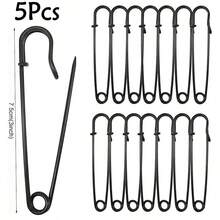 5-20pcs Large Size Garment Safety Pins, Heavy Duty Quilting Pins, Gold/Silver Decorative Pins, Suitable For Canvas, Wool Clothing Crafts And DIY Jewelry Crafts - Multicolor - View 17