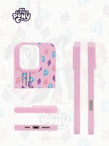 MY LITTLE PONY Official Authorized Pink Phone Case Compatible With Apple 17, 17 Air, 17 Pro, 17 Pro Max, Scratch-Resistant, Anti-Slip, Shock-Proof, Compatible With Apple 11, 12, 13, 14, 15, 15 Pro Max, 16 Pro, 16 Pro Max, X, XR, XS Max - Pink - View 4
