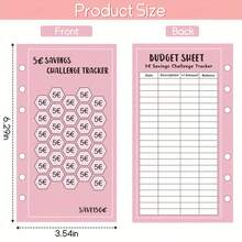 48/12 储蓄挑战文件夹追踪器，每包 100 个信封，包含 52 个周和 30 天储蓄目标进度信封，以及美元/欧元预算和财务规划追踪纸。专为帮助人们有计划地储蓄而设计，涵盖从短期到长期、从小额到大额的各种储蓄挑战。
