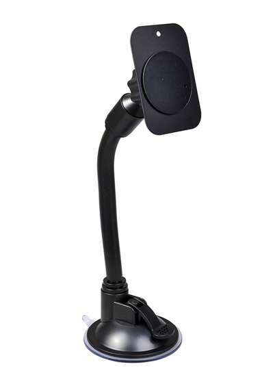 Sturdy Gooseneck , Universal Magnetic Car Phone Mount Holder, Windshield Strong Suction Cup Cradle For All Cell Phones, Easy Install