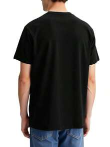 Men's Black T-Shirts - Black - View 2