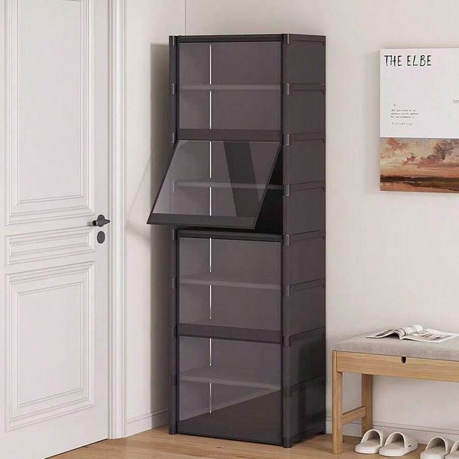 Multi-Layer Transparent Shoe Rack, Durable Dust-Proof Shoe Cabinet Storage Shelf, Personalized Shoe Organizer Rack, Suitable For Dorm, Crafts, Valentine's Day