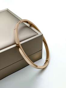 RAYQUEEN 1件不锈钢抛光多功能镜面手镯，适合日常佩戴 - 手鐲 - 查看 5