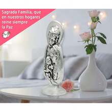- Sagrada Familia Figura Religiosa en Escultura Mini con Imagen en Bulto de Pewter para Mesa Altar,36980764 - Multicolor - Ver 6