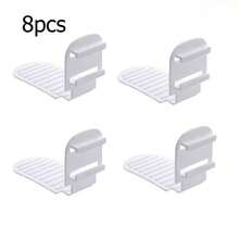 8个装多功能防滑床单固定夹可调节塑料床罩固定夹家用防移位紧固件 - 彩色 - 查看 4
